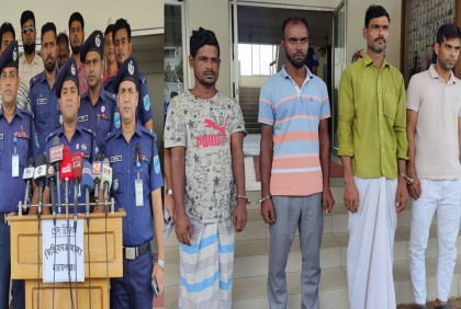 সিদ্ধিরগঞ্জে ৪ আন্তঃজেলা ডাকাত গ্রেফতার