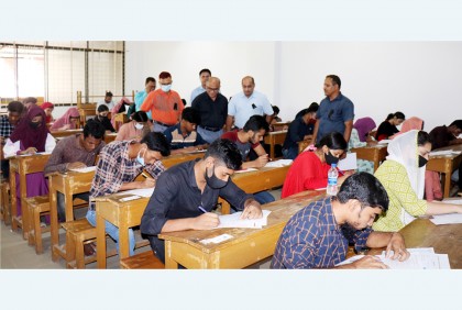 হাবিপ্রবিতে ‘সি’ ইউনিটের গুচ্ছ ভর্তি পরীক্ষা অনুষ্ঠিত 