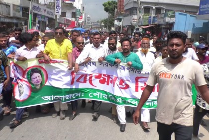 নীলফামারীতে বিএনপির বিক্ষোভ
