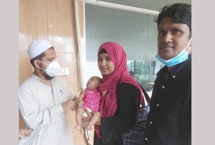 কুড়িয়ে পাওয়া শিশুর স্থান হল ছোট মনি নিবাসে