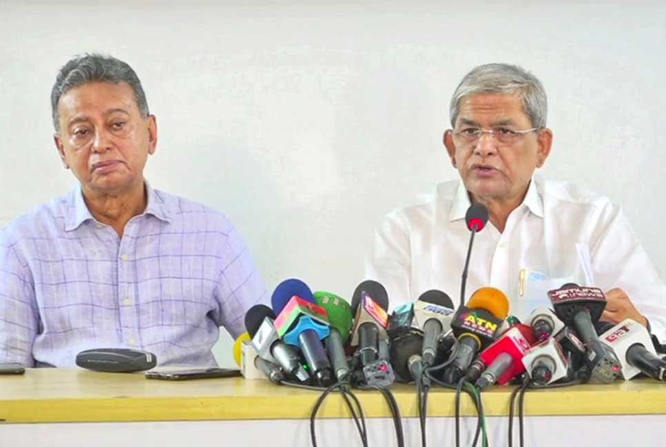 সরকার রোহিঙ্গা সমস্যা সমাধানে চরমভাবে ব্যর্থ : মির্জা ফখরুল