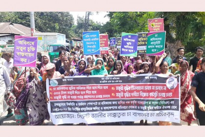পঞ্চায়েতের বৈঠকেও দাবি আদায়ে অনড় চা শ্রমিকরা