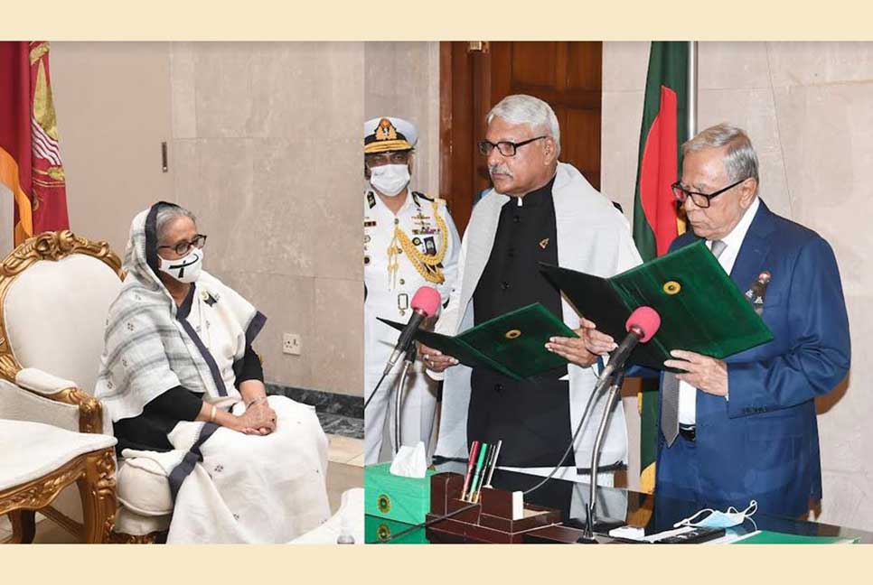 শপথ নিলেন নবনির্বাচিত ডেপুটি স্পিকার শামসুল হক টুকু 

