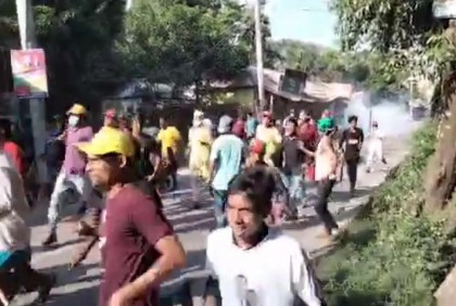 সোনাগাজীতে সমাবেশ নিয়ে উত্তেজনা, টিয়ারশেল নিক্ষেপ, আহত ৫