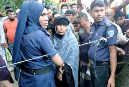 শিশুকে হত্যার পর মাটিচাপা, সৎ মা আটক