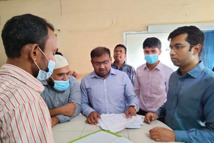 খানসামায় ক্লিনিক ও ডায়াগনস্টিক সেন্টারে অভিযান, জরিমানা