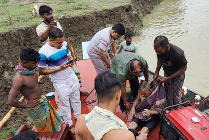 সাঁতরে বিশ্বরেকর্ড গড়া হলো না মুক্তিযোদ্ধা ক্ষিতীশের