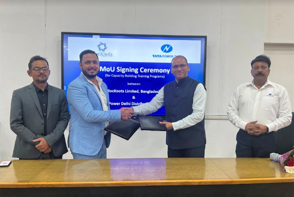 টাটা পাওয়ার ডিডিএল ও ব্লকনটসের মধ্যে চুক্তি