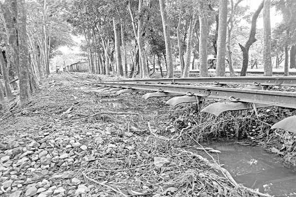 বন্যায় বিধ্বস্ত রেলপথ মেরামতে উদ্যোগ নেই
