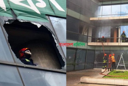 ডিএনসিসি ভবনের আগুন নিয়ন্ত্রণে 