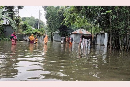 তিস্তা নদীর পানি বৃদ্ধি, রংপুরে ৪ হাজার পরিবার পানিবন্দি