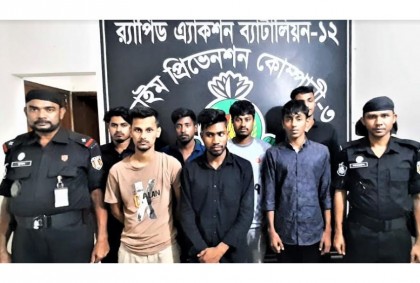 
টাঙ্গাইলে ৭ অপহরণকারী আটক