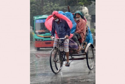 তাপপ্রবাহের পর রাজধানীতে প্রশান্তির বৃষ্টি