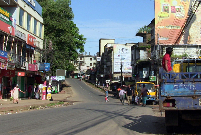 রাঙামাটিতে ৩২ ঘণ্টার হরতাল চলছে