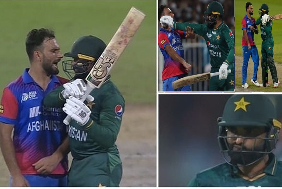 আউট হয়ে আফগান বোলারকে ব্যাট দিয়ে মারতে গিয়েছিলেন আসিফ! 

