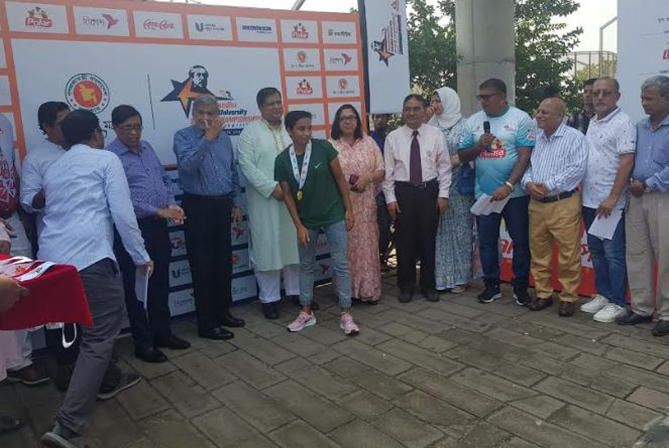 ইবি শিক্ষার্থী তামান্নার স্বর্ণ জয়
