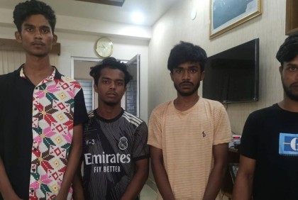 কিশোরগ্যাংয়ের পাঁচ সদস্য আটক