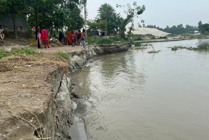 বাড়ছে যমুনার পানি, বন্যার শঙ্কা