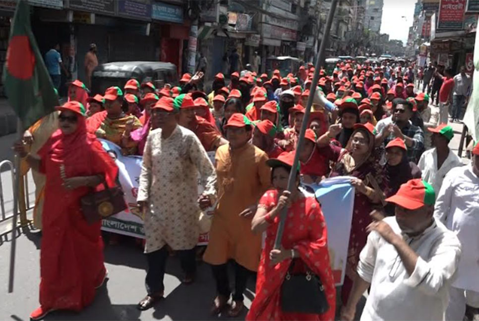 বরিশালে মহিলা দলের প্রতিষ্ঠাবার্ষিকী উদযাপিত