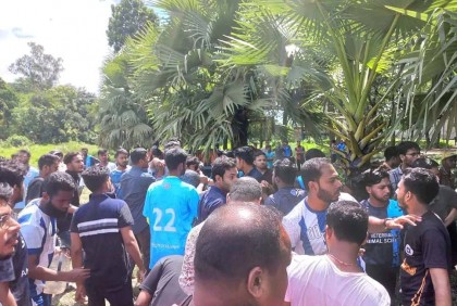 রাবিতে ফুটবল খেলাকে কেন্দ্র করে মারামারি 