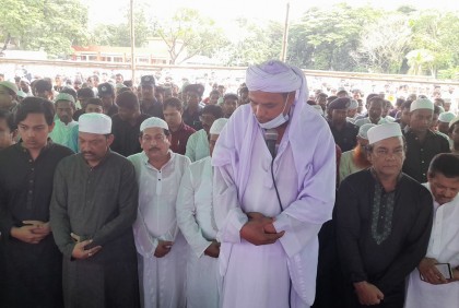 সাজেদা চৌধুরীর প্রথম জানাজা সম্পন্ন

