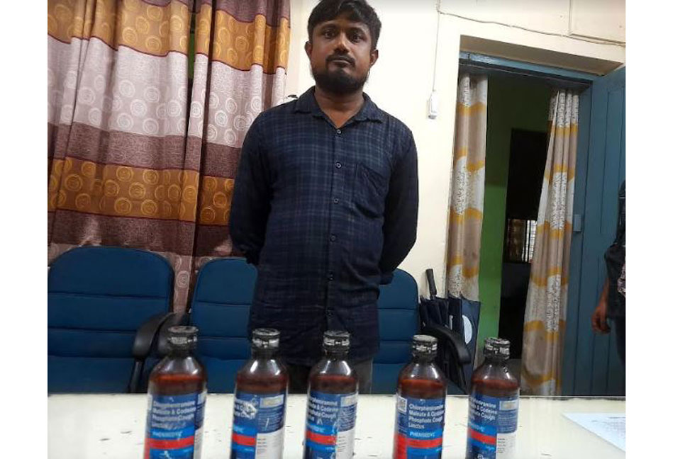 তেঁতুলিয়ায় মাদকের একাধিক মামলার আসামি বাবু গ্রেফতার