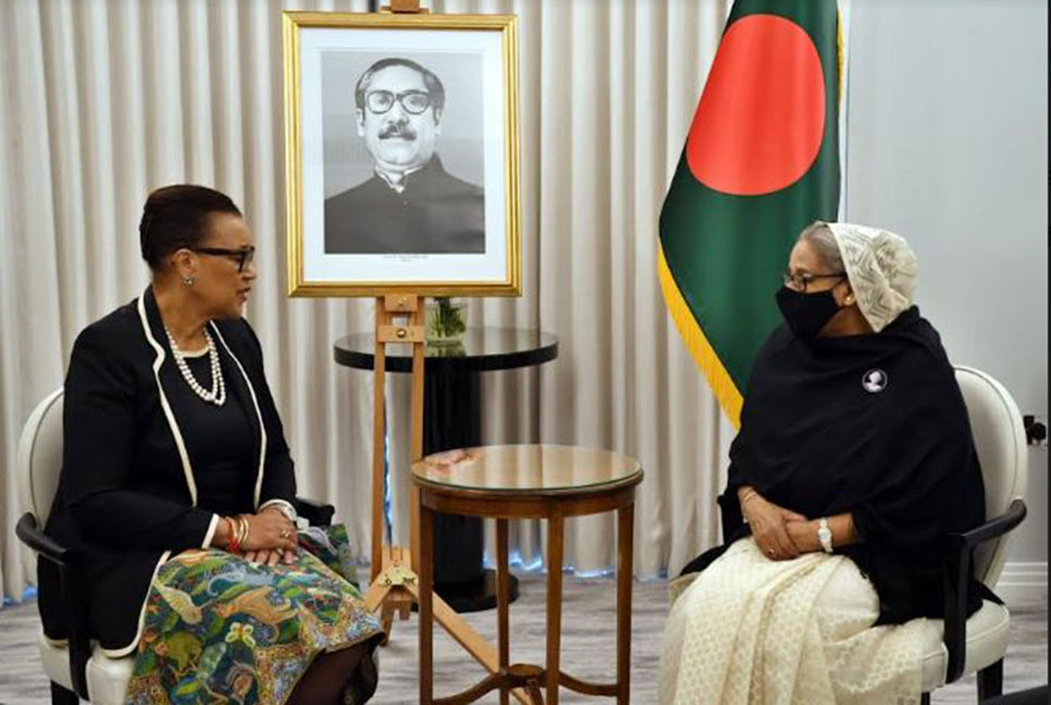 প্রধানমন্ত্রী শেখ হাসিনার সঙ্গে কমনওয়েলথ মহাসচিবের বৈঠক