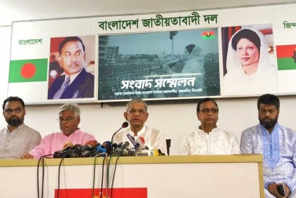 সরকারের পদত্যাগের কোনো বিকল্প নেই : মির্জা ফখরুল


