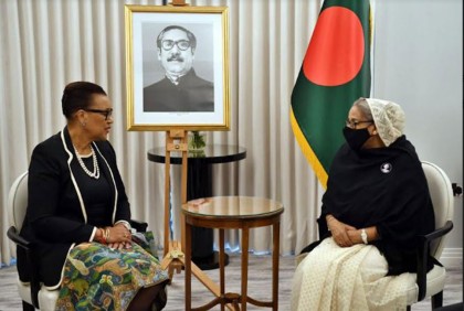 প্রধানমন্ত্রী শেখ হাসিনার সঙ্গে কমনওয়েলথ মহাসচিবের বৈঠক