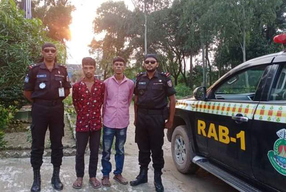 গাজীপুরে গাঁজাসহ দুই মাদক কারবারি আটক