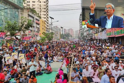 সরকারের কোমর সোজা নাই : মির্জা ফখরুল

