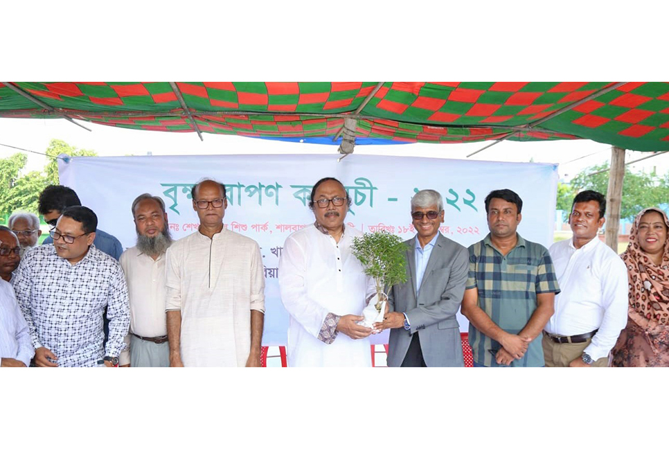 রাজশাহী সিটি কর্পোরেশনের সাথে লংকাবাংলার বৃক্ষরোপণ কর্মসূচি