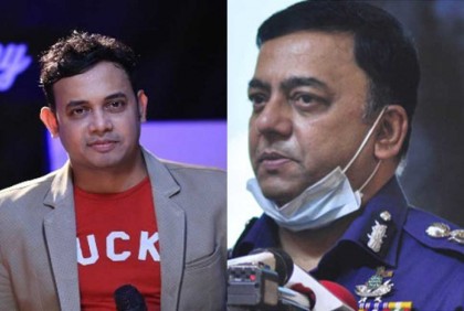 আবু হেনা রনিকে দেখতে হাসপাতালে আইজিপি

