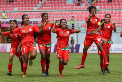 শিরোপা জেতা মেয়েদের অভিনন্দন রাষ্ট্রপতি ও প্রধানমন্ত্রীর

