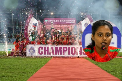 ইতিহাস গড়া জয়ের পর যা বললেন জোড়া গোল করা কৃষ্ণা রানী