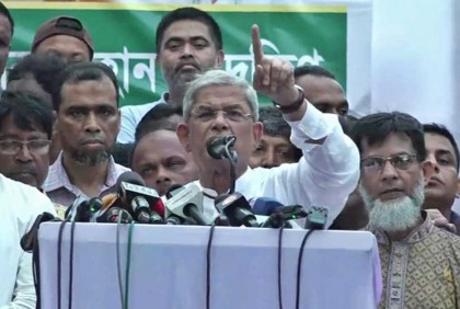 মানুষ এদেরকে আর ক্ষমতায় দেখতে চায় না : মির্জা ফখরুল

