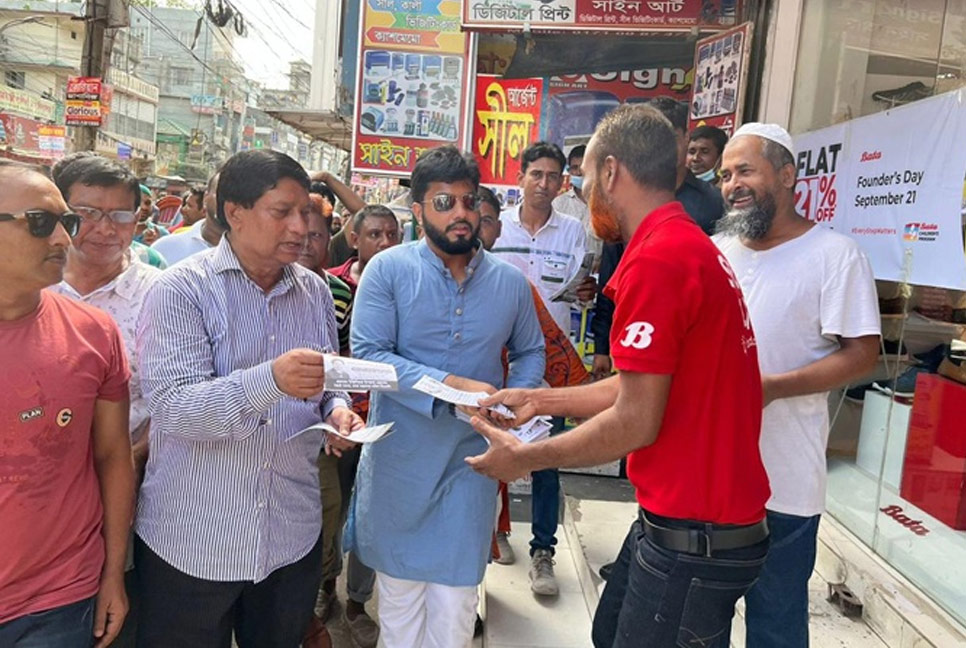 ডেমরা-যাত্রাবাড়িতে বিএনপির সমাবেশ উপলক্ষে ইশরাক হোসেনের জনসংযোগ