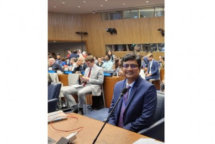 জাতীয় বিশ্ববিদ্যালয়ের উপাচার্যের নিউইয়র্কে 
জাতিসংঘের শিক্ষা সম্মেলনে অংশগ্রহণ