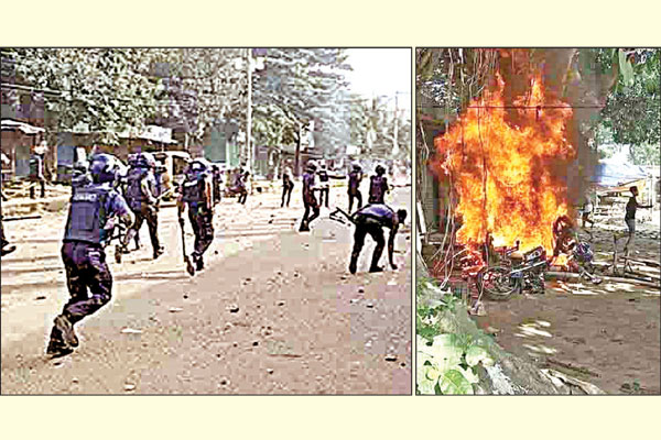 সংঘর্ষে রণক্ষেত্র মুন্সীগঞ্জ