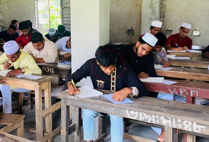 বাবার লাশ বাড়িতে রেখে পরীক্ষার হলে আবু হানিফ