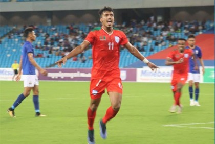 রাকিবের গোলে কম্বোডিয়াকে হারাল বাংলাদেশ
