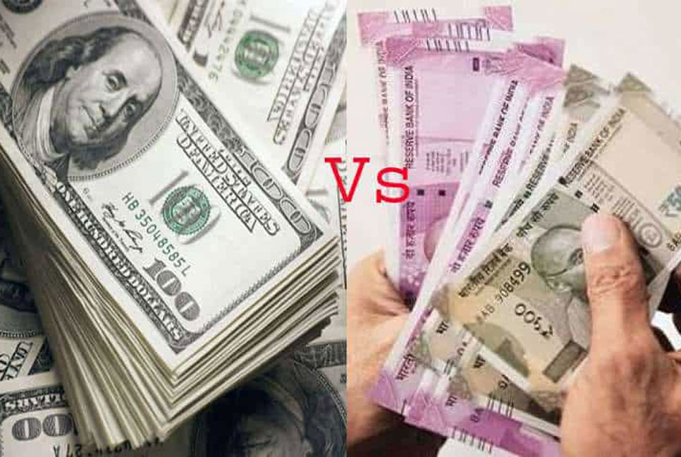 ডলারের বিপরীতে ভারতীয় রুপির রেকর্ড পতন
