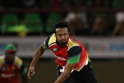 সিপিএলে গোল্ডেন ডাকের বৃত্তে সাকিব