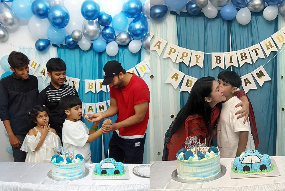 শাকিবের বাসায় অপু, লিখলেন সুখী পরিবার