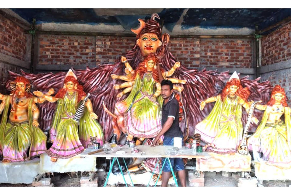 দিনাজপুরে ১২৮৩টি মণ্ডপে হবে দুর্গাপূজা