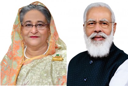 প্রধানমন্ত্রী শেখ হাসিনাকে নরেন্দ্র মোদির শুভেচ্ছা

