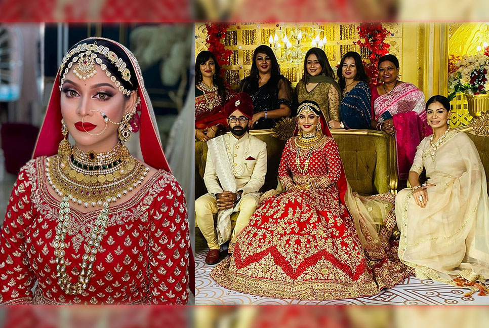 সারিকার বিবাহোত্তর সংবর্ধনা অনুষ্ঠানে তারার মেলা