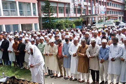 বরিশালে বিএনপি নেতার বাবার জানাজা ও দাফন সম্পন্ন