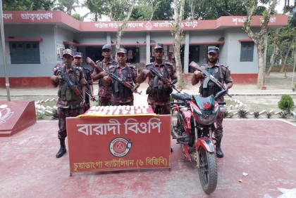 চুয়াডাঙ্গা সীমান্তে ১০.৭ কেজি রূপার গহনা জব্দ
