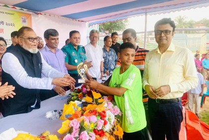 গাজীপুরে বঙ্গবন্ধু ও বঙ্গমাতা গোল্ডকাপের ফাইনাল খেলা অনুষ্ঠিত